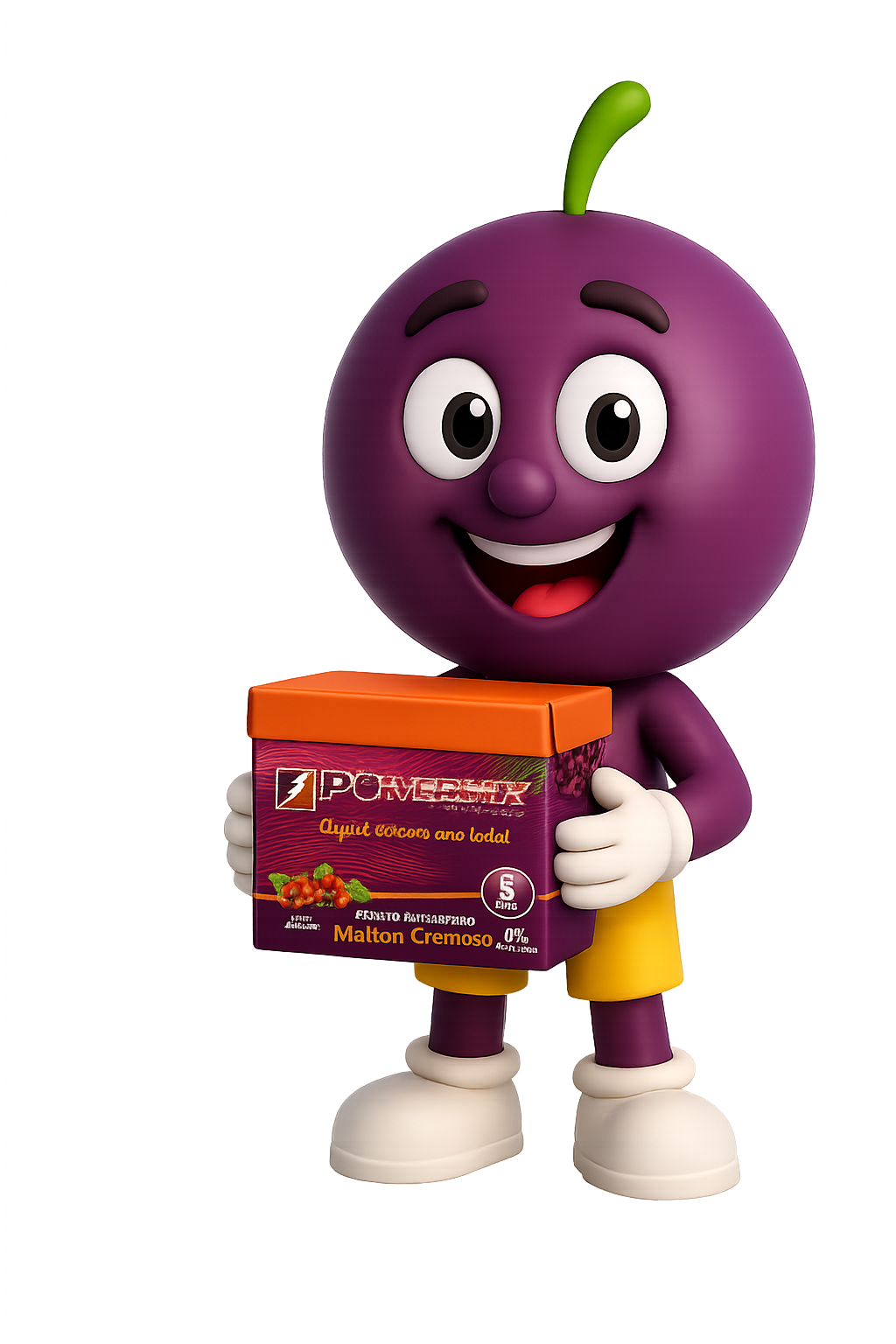Mascote Mais Brasil com açaí Powermix