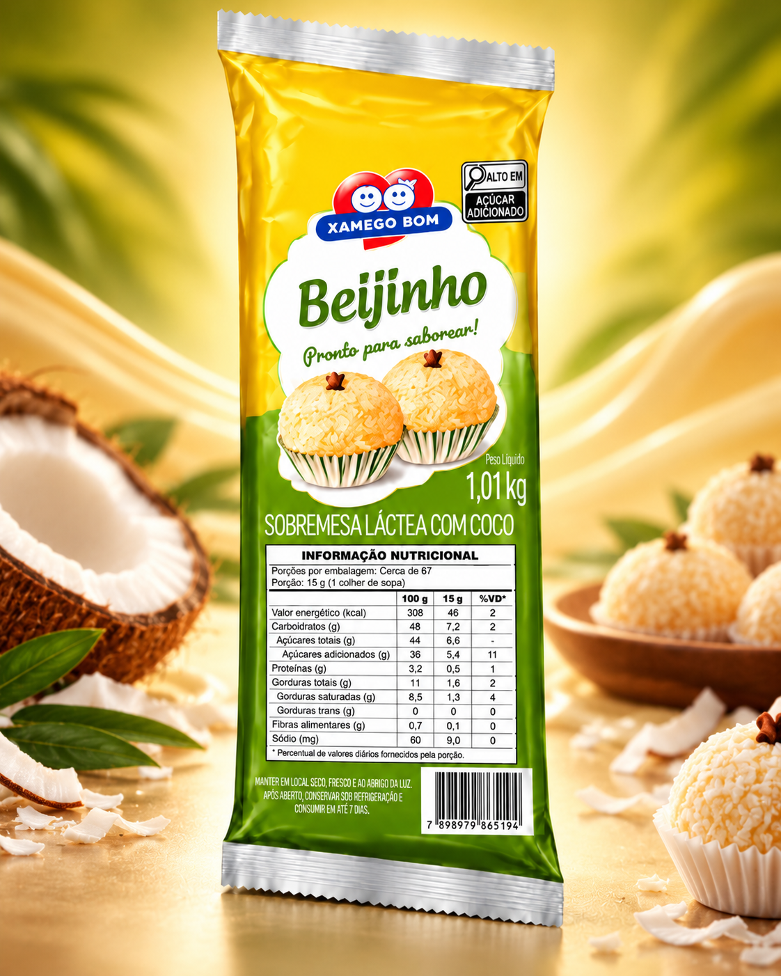 Recheio de Beijinho 1kg