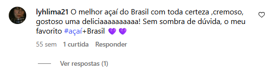 lyhlima21: O melhor açaí do Brasil com toda certeza